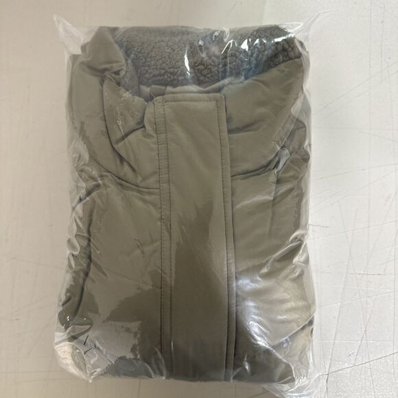 Eddie Bauer EB550 Jacket‎ Womens L Goose Down Gold Quilted Puffer Coat Full Zip - Picture 16 of 16